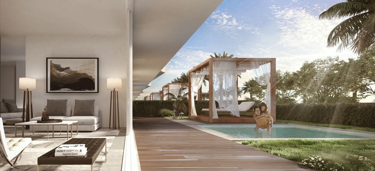 Apartamento con patio y piscina Apartamento con patio y piscina